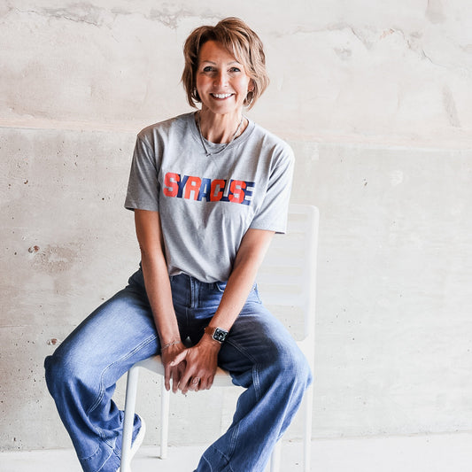 Block Syracuse Tee – Bold Varsity Game Day Shirt | Citrus Styles