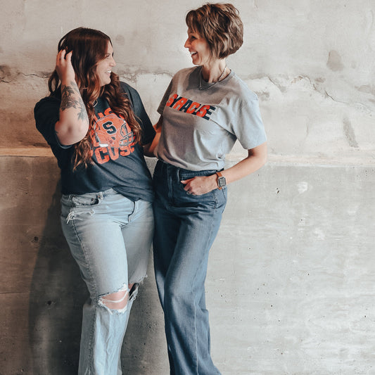 ’CUSE Helmet Repeat Tee – Syracuse Football Game Day Shirt | Citrus Styles