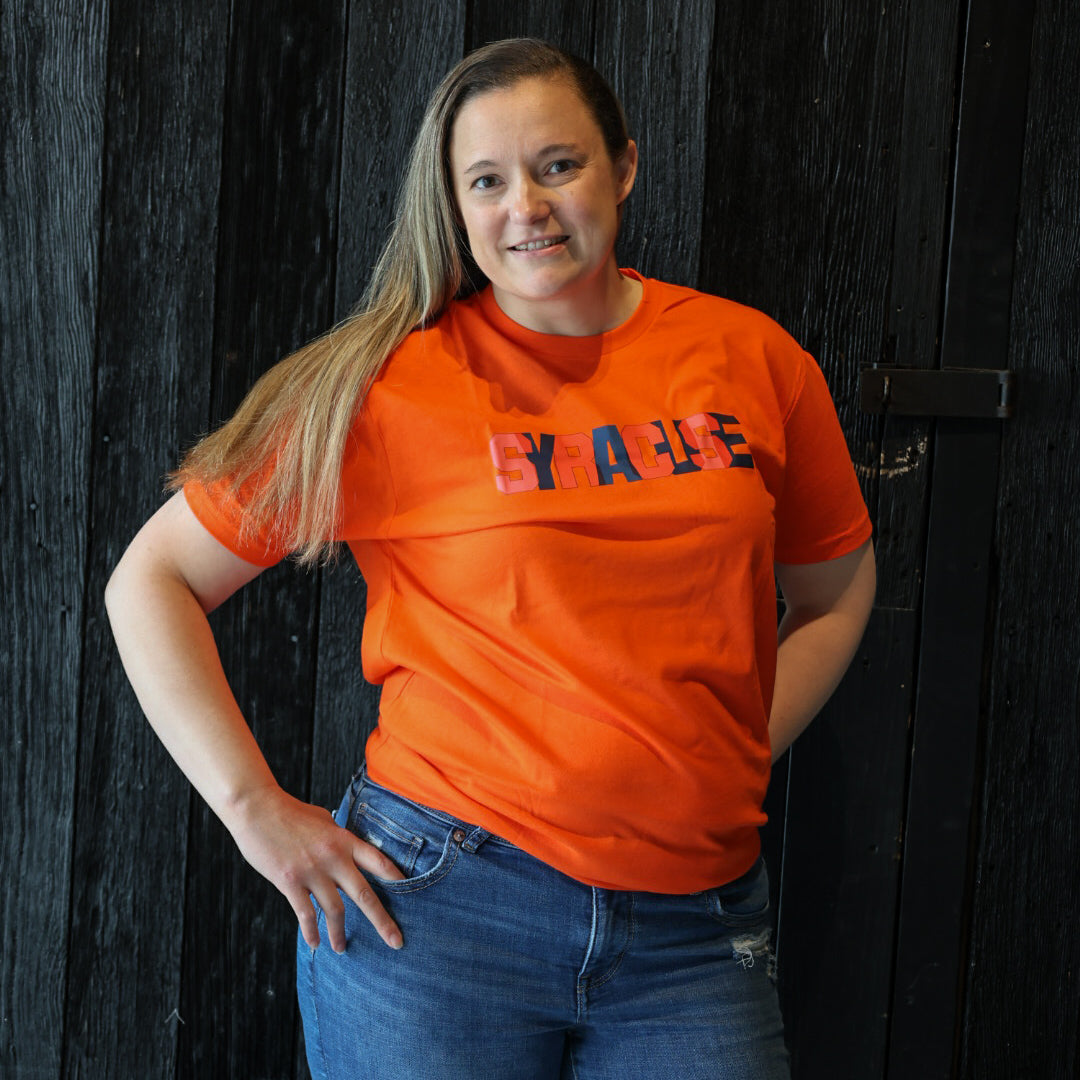 Block Syracuse Tee – Bold Varsity Game Day Shirt | Citrus Styles